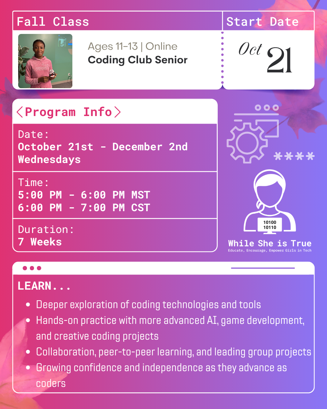 Coding Club Senior Poster